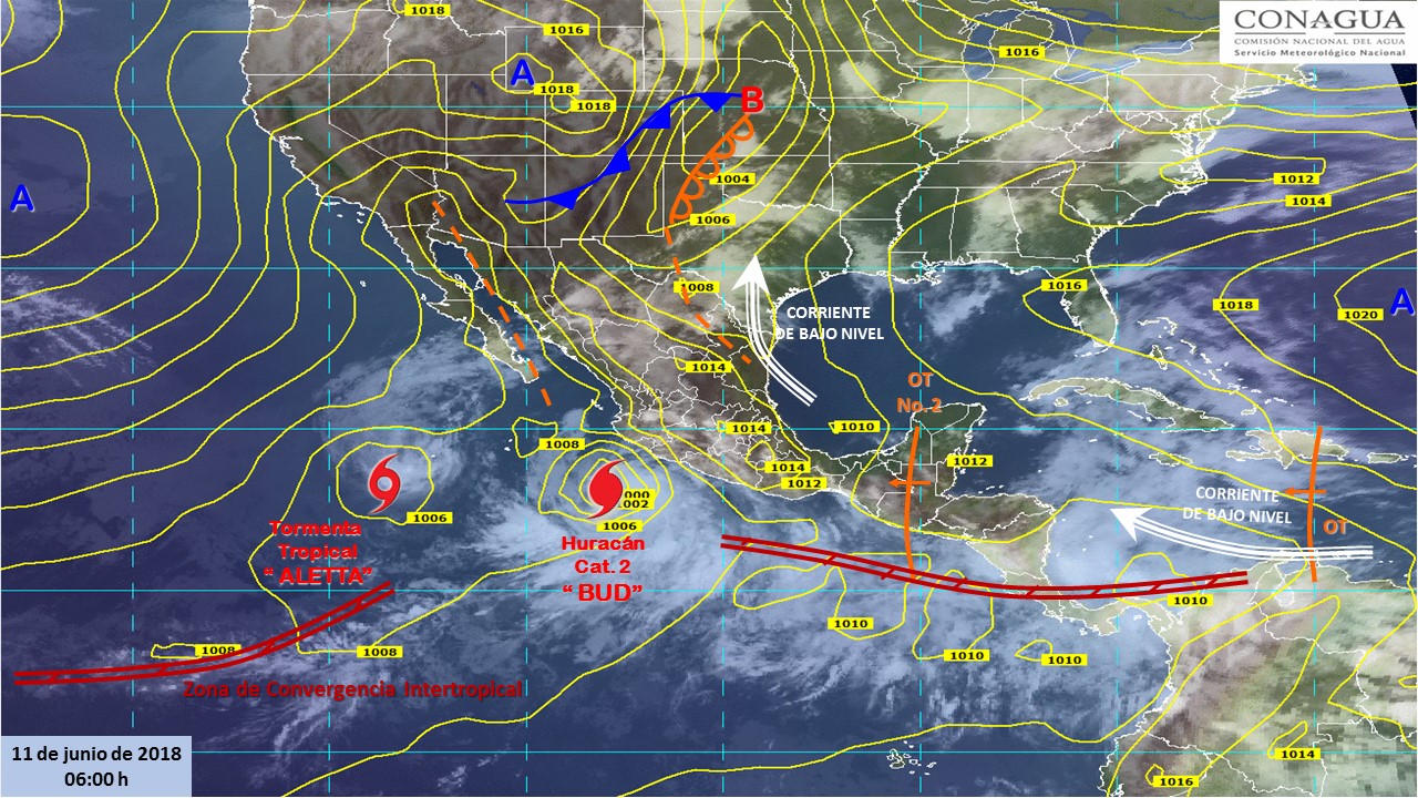 Se prevén lluvias fuertes para Tlaxcala